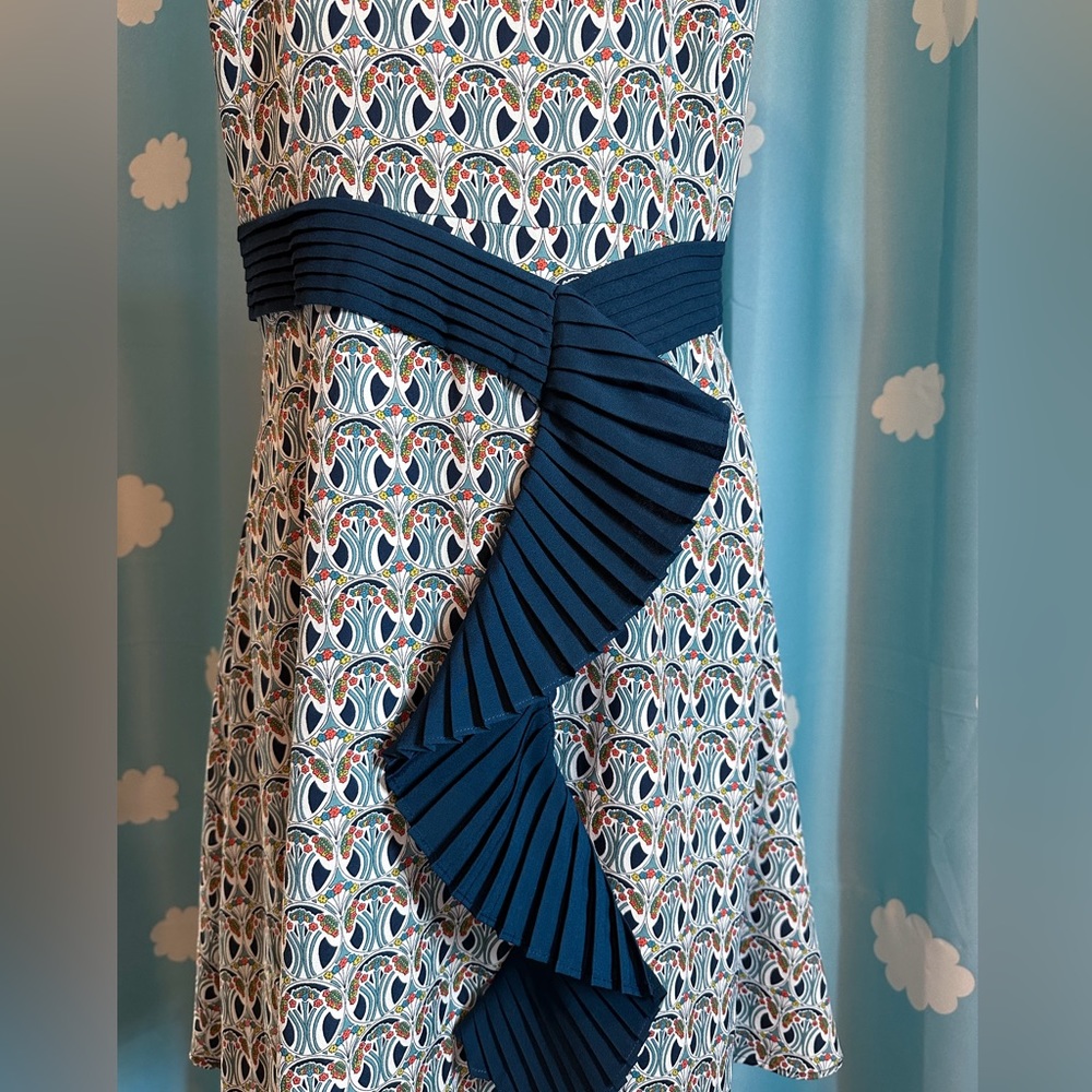 Liberty of London for Target pleated ruffle cross strap dress. - Picture 7 of 7